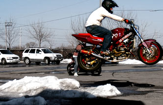 LeBlanc Jumps Snow